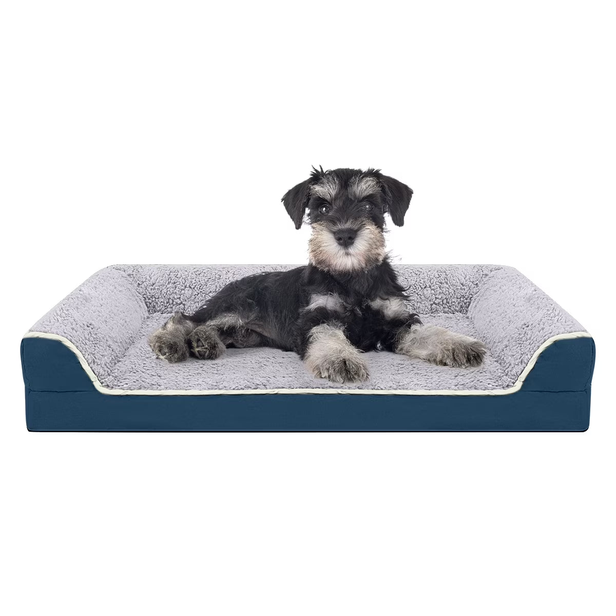 Dog Bed for Large Medium Small Dogs Orthopedic Dog Sofa Bed Non Slip Pet Couch with Removable Washable Cover Supportive Egg Crate Foam S to XL